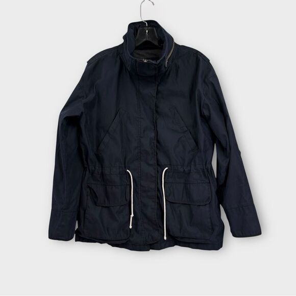 Abercrombie & Fitch Cinched Utility Jacket in Navy Blue Women’s Size S - Picture 2 of 5